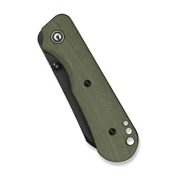 Ніж Civivi Crabby, Green G10, Darkwash (C24055-1) - мініатюра 4