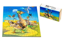Пазл PuzA3-00367 "Бойові Гуси" А3 дерев'яний, фігурний PuzzleOK