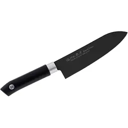 Кухонний ніж Сантоку 170 мм Satake Swordsmith Black (805-735)