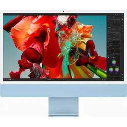 Моноблок Apple iMac 24` M3 8GPU 256GB Blue (MQRC3) 2023 [99092] - мініатюра 3
