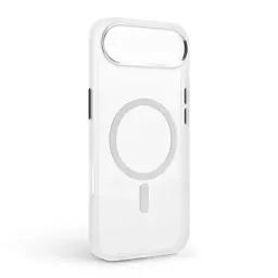 Чохол до мобільного телефона Armorstandart Unit MagCase Apple iPhone 17 Air Clear Silver + Orange Button Set (ARM90583) - мініатюра 2