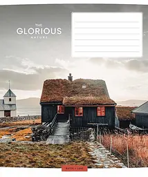Зошит загальний Школярик Glorious nature у лінію 24 аркушів 25 шт. (024-3376L) - мініатюра 4