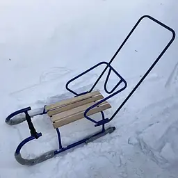 Санки Snower Сніжок сині - мініатюра 5