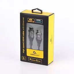 Кабель HDMI 2.0 Cablexpert 2m 4K High Speed c Ethernet - мініатюра 2