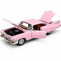 Колекційна металева модель автомобіля АвтоЕксперт Cadillac Coupe De Ville 1959 з інерцією, світлом та звуком 1:24 - мініатюра 2