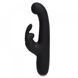 Вібратор-кролик Happy Rabbit Slimline G-Spot Тонкий для стимуляції точки G, 24.1х3.4 см - мініатюра 2