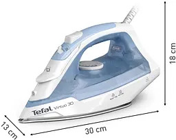 Праска Tefal Virtuo 30, 2000Вт, 240мл, паровий удар -120гр, постійна пара - 27гр, керамічна підошва teh0016257 - мініатюра 3
