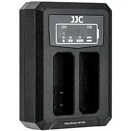 Подвійний зарядний пристрій JJC DCH-ENEL14A USB Nikon EN-EL14/EN-EL14A Для JJC B-ENEL14/B-ENEL14A - мініатюра 4