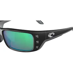 Окуляри Costa Del Mar Permit Matte Black Green Mirror 580G - мініатюра 6
