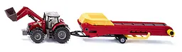 Трактор Siku Massey Ferguson з конвеєром (1996) - мініатюра 2