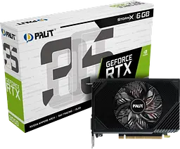 Відеокарта GeForce RTX 3050 6GB Palit StormX (NE63050018JE-1072F)