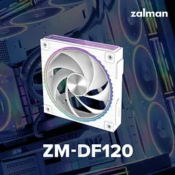 Вентилятор Zalman ZM-DF120R ARGB PWM Reversed White - мініатюра 4