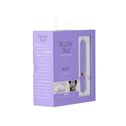 Розкішний вібратор Pillow Talk Flirty Purple Special Edition, Сваровскі, пов’язка на очі+гра - мініатюра 10