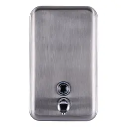 Дозатор для рідкого мила Hotec 13.111 Stainless Steel, Хром матовий - мініатюра 2