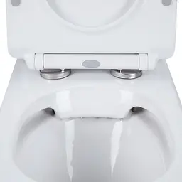 Унітаз-компакт Qtap Presto безобідковий з сідінням Soft-close QT24221217AW, Білий - мініатюра 5