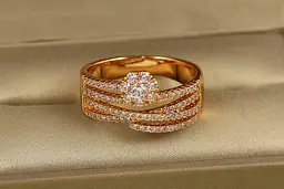 Кільце Xuping Jewelry Суцвіття Аврори р 20 золотисте