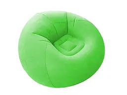 Надувне крісло-пуф Inflatable Sofa / Надувне крісло-мішок 110х110х85 см Зелений - мініатюра 5
