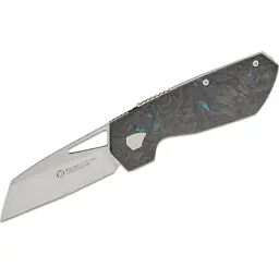 Ніж Maserin W2, M390, fat carbon, синій (371/B)