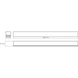 Світильник лінійний Videx LED магістральний BNL02 50W 1.2М 5000K 220V чорний (VL-BNL02-50125B) - мініатюра 15