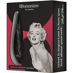 Стимулятор Womanizer Marilyn Monroe (Black Marble) - мініатюра 3