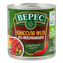 Квасоля Верес чилі по-мексиканськи 400 г