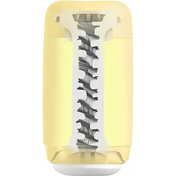 Мастурбатор Tenga Puffy Custard Yellow (SX1328) [149513] - мініатюра 5