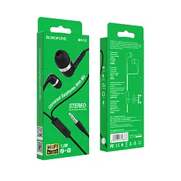 Навушники вакуумні Borofone BM39 Jack 3.5 чорний - мініатюра 3