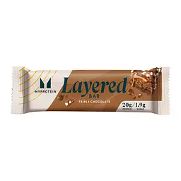 Протеїновий батончик Myprotein (Layered Bar) — 60 г, потрійний шоколад fudge