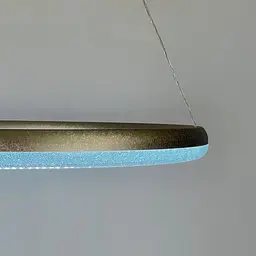 LED люстра підвісна в кільцевому корпусі Ø 65 см | Line F | Арт. MJ342-600 Ice Flower Silver - мініатюра 6