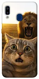 Чохол Demsky Shocked cat and lion для Samsung Galaxy A20 / A30