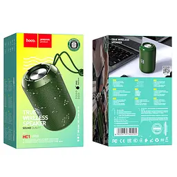 Портативна акустика Hoco HC1 Trendy sound sports wireless speaker IPX5 зелена - мініатюра 4