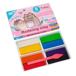 Пластилін YES, 8 кольорів, 160 г., Pusheen, (540657)* - мініатюра 8