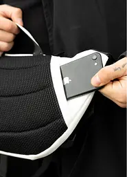 Велика чоловіча сумка бананка Sambag DynamicDart біла 38 × 21 × 7 см (80411008m) - мініатюра 5