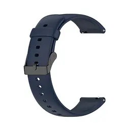 Ремінець силіконовий для смарт-годин BeWatch HW Huawei Watch 22 мм Синій (102HW04) - мініатюра 2