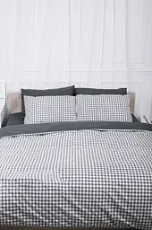 Підковдра Moon&Star Ranforce Elite Gray Square King Size 220x240 см - мініатюра 2