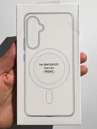 Прозорий протиударний чохол для Samsung Galaxy S24/S25 (S921/S931) Ultra Hybrid with MagSafe Clear Case - мініатюра 2
