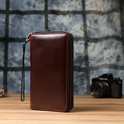 Чоловічий клатч із натуральної шкіри Vintage 12х21х3,5 см sum0027502 - мініатюра 9