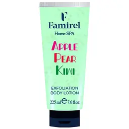 Отшелушивающий лосьон для тела Famirel Home Spa Exfoliant Body Lotion Kiwi, Pear & Apple Киви, груша и яблоко 225 мл