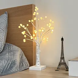 Дерево світлодіодне MBM My Home на підставці 45 см біле (DH-LAMP-04 WHITE) - мініатюра 3