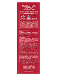 Киснева пінка для вмивання Eyenlip Bubble Toks Cleanser Red Apple 100 мл - мініатюра 2
