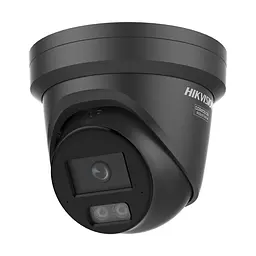 IP-відеокамера 4Mp Hikvision DS-2CD2347G3-LI2UY Black ColorVu f=2.8mm, ІЧ+LED, з 2 мікрофонами (99-10025506)