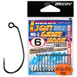 Крючок Decoy MG-3 Light Game 4 (12 шт/уп)