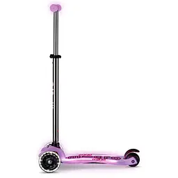 Самокат дитячий Micro Maxi Deluxe Glow LED Plus 3-колісний сяйнисто-пурпуровий (MMD378) - мініатюра 2