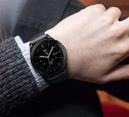 Міланський сітчастий ремінець Primo для годинника Samsung Galaxy Watch 42 мм (SM-R810) Black - мініатюра 8