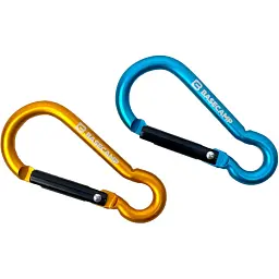 Карабін Base Camp Omega 6 Straight Set 2шт Blue/Orange - мініатюра 2