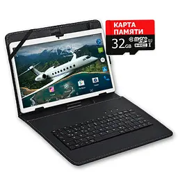 Планшет-телефон Hoozo MT232 Silver + Чохол-клавіатура + Карта пам'яті 32GB - мініатюра 2