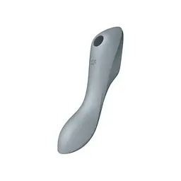 Вакуумний стимулятор клітора з вібрацією Satisfyer Curvy Trinity 3 сірий - мініатюра 2