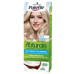 Стійка крем-фарба для волосся Palette Naturals 45303 білий пісок без аміаку 110 мл