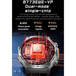 Смарт-годинник Uwatch Smart Surf X Pro Grey 2 ремінці сріблястий (3384) - мініатюра 10