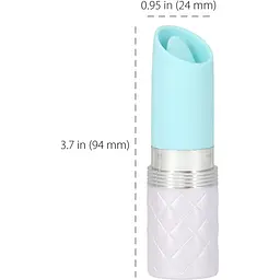 Вібратор Pillow Talk Lusty Luxurious FlickeRing Massager - Teal - мініатюра 2